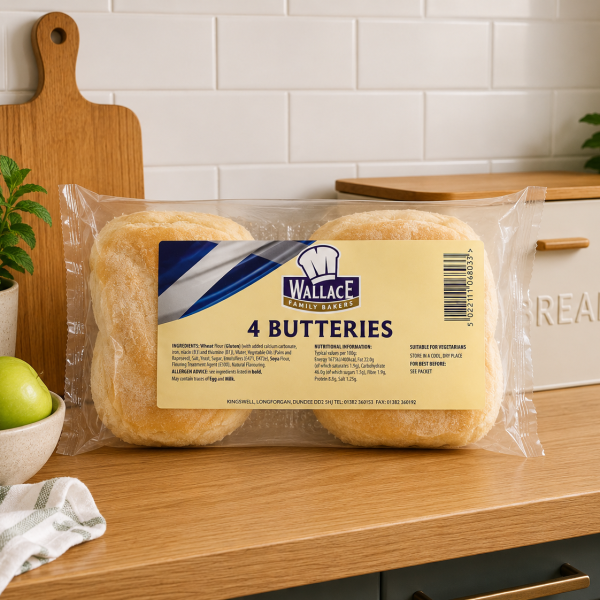 Butteries Pack of 4